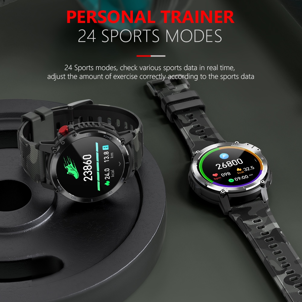 Bozlun Smartwatch high memory Waterproof 3ATM Bluetooth 3.0+5.0 Long-lasting battery life Wear-resistant multi-sport mode smartwatch