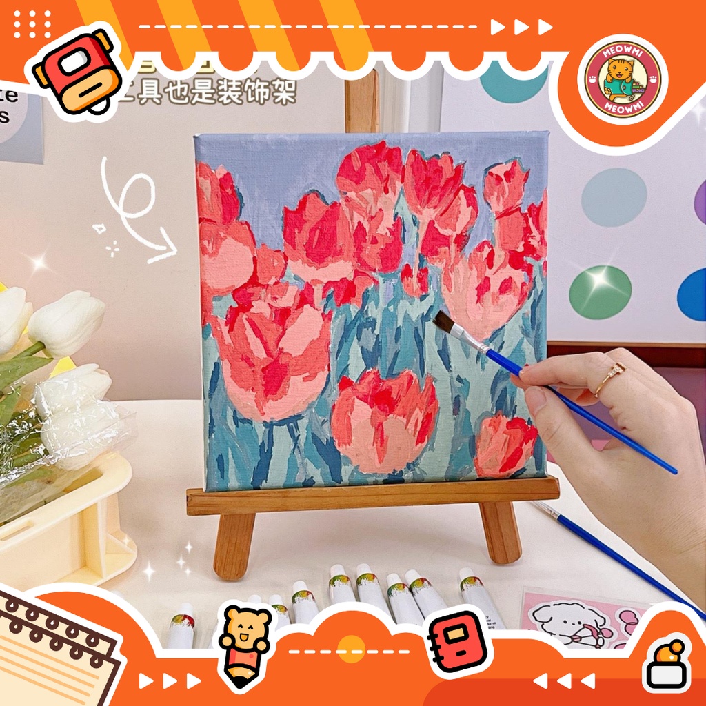 

Kanvas Lukis Set Paint by Number Aesthetic Art Flower Scenery Mewarnai Dewasa CPS0010