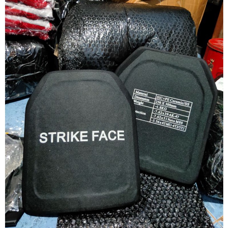STRIKE FACE Plat body vest strike face terbaru Plat baja ceramic balistic kevlar untuk rompi tactica