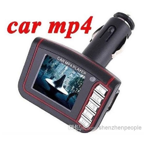 Car Charger Mobil + Mini MP4 Player Mobil FM Transmitter