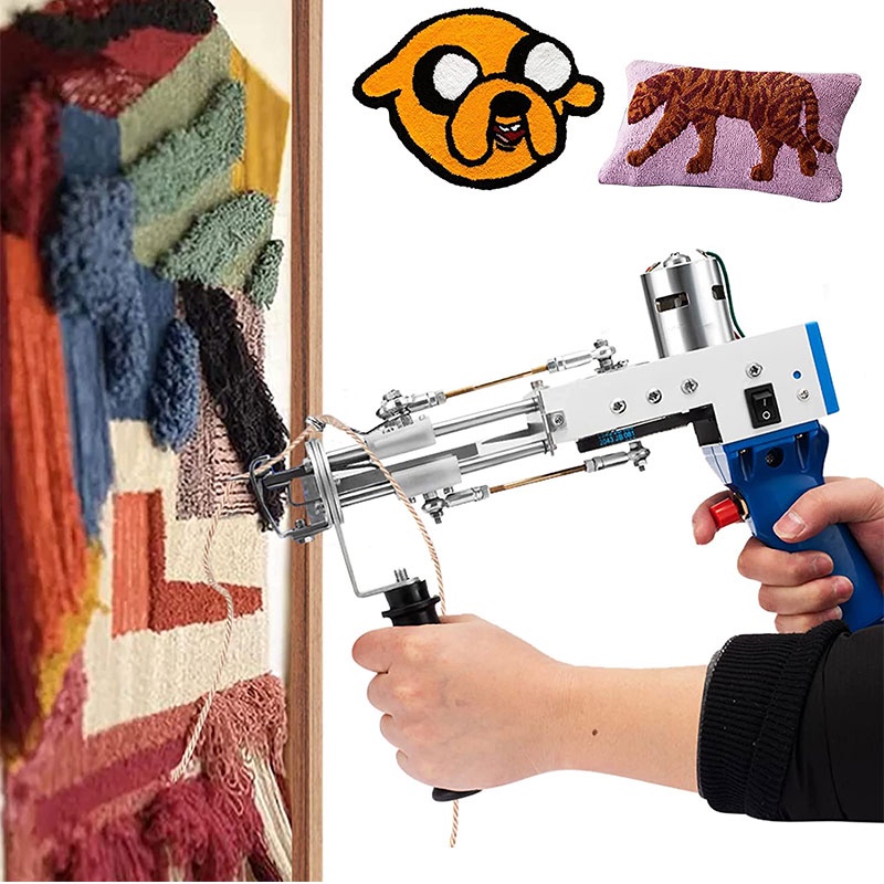 Electric Carpet Tufting Flocking Gun Mesin Jahit Elektrik Untuk Karpet Flocking Device