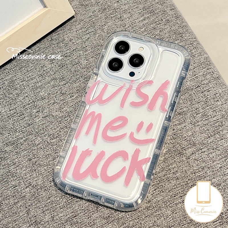 Casing Ponsel Airbag Shockproof Kompatibel Untuk iPhone 7Plus 8Plus 11 13 14 12 Pro MAX 6 6S 7 8 Plus XR X XS MAX Ins Fashion Grafiti Huruf TPU Lembut Anti Jatuh Bening Penutup Belakang