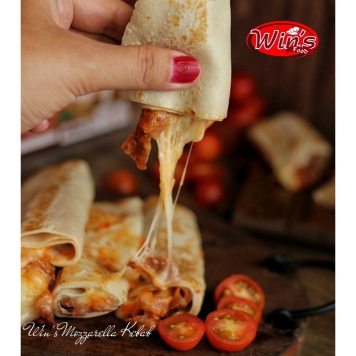 

WINS KEBAB FROZEN MOZARELLA 1 BOX isi 10 PCS