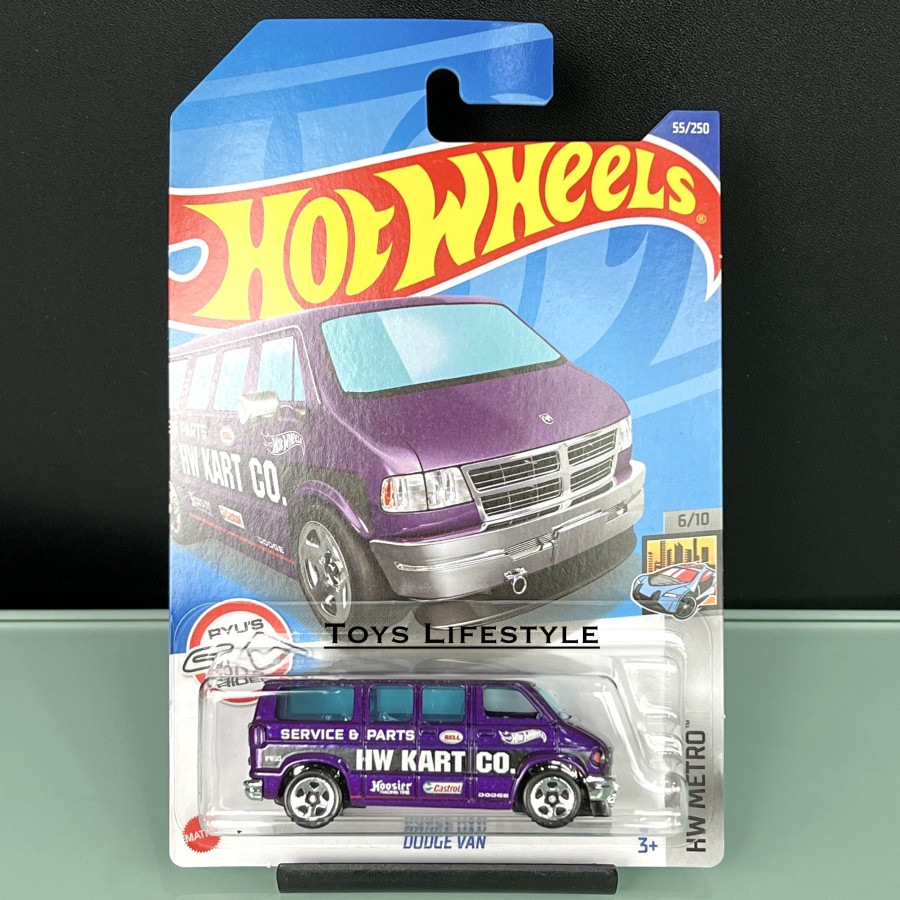 Mobil Hotwheels Hot Wheels Diecast - Dodge Van