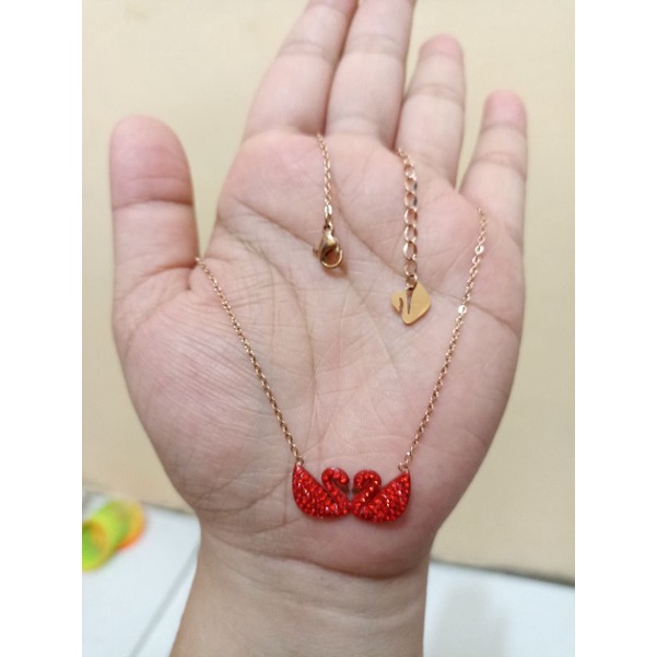 KALUNG FULL TITANIUM ANGSA MERAH