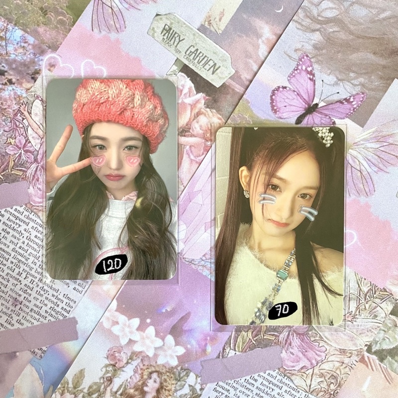 Photocard PC IVE Wonyoung Leeseo Iseo Wony Kirsh Baret Beret Barret Lodi Love Dive Versi 2 Version V