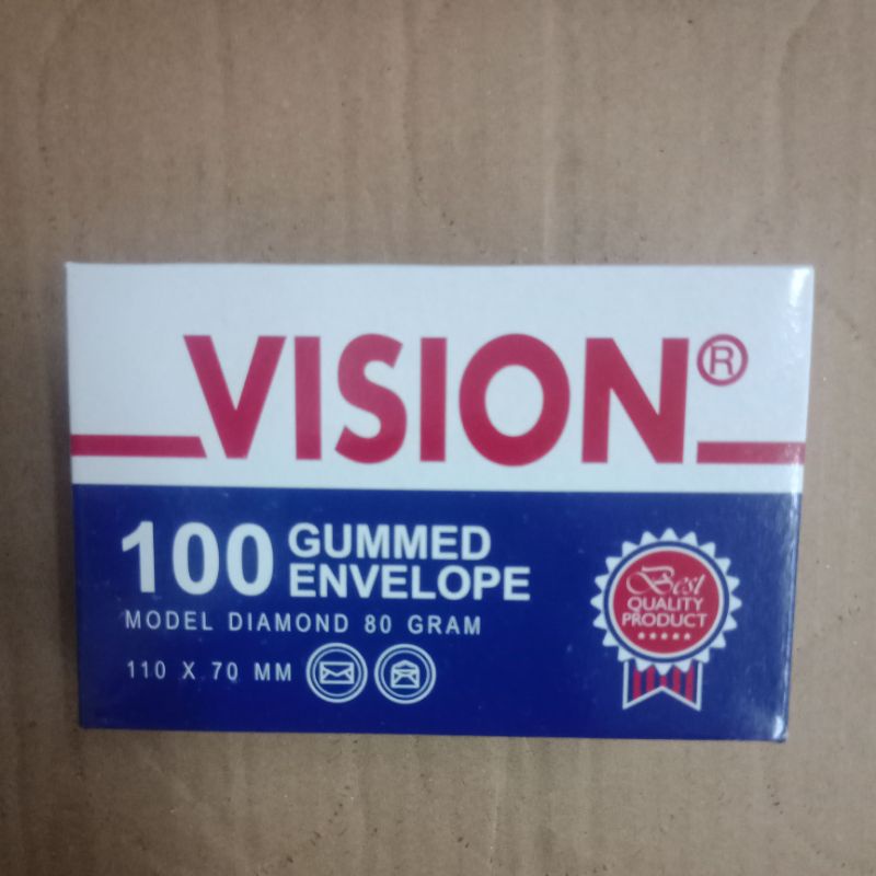 

Amplop Vision Visit 80 grm (Kecil)