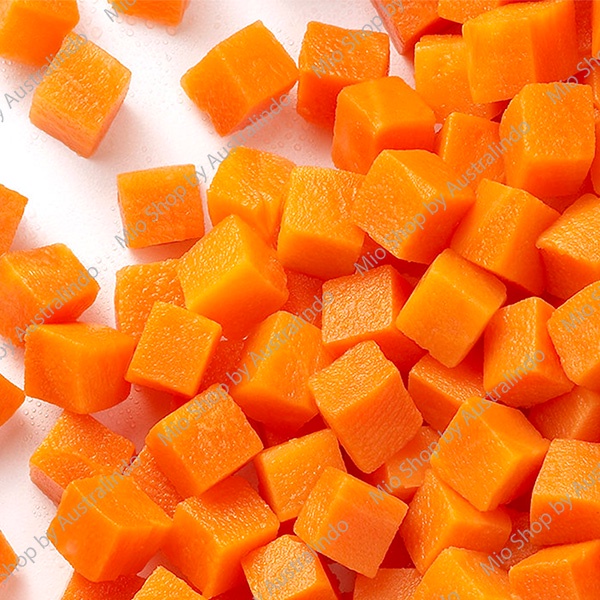 

Frozen diced carrot/wortel dadu beku 500 Gr