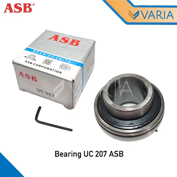 Bearing UC 207 ASB Diameter As 35 mm Laher Insert Pillow Block