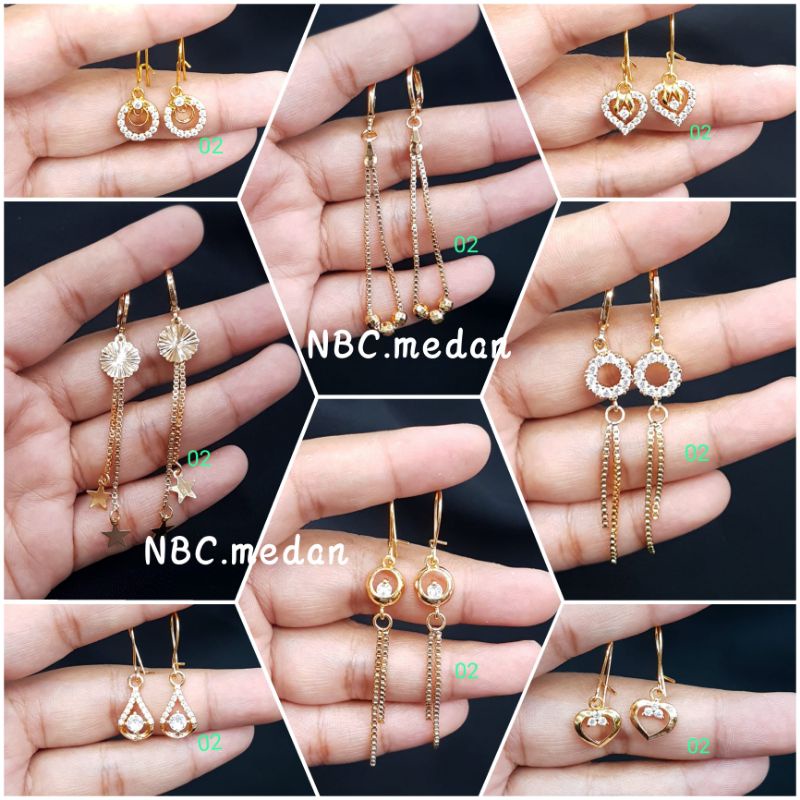 anting titanium import kode A 05,awet,tahan lama