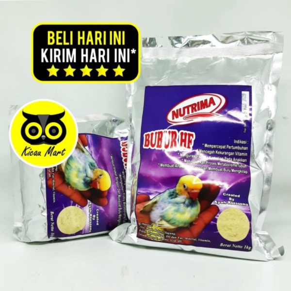Diskon MAKANAN PIYIK NUTRIMA PAKAN LOLOHAN Jual BURUNG HF BUBUR LOVEBIRD LOLOH
