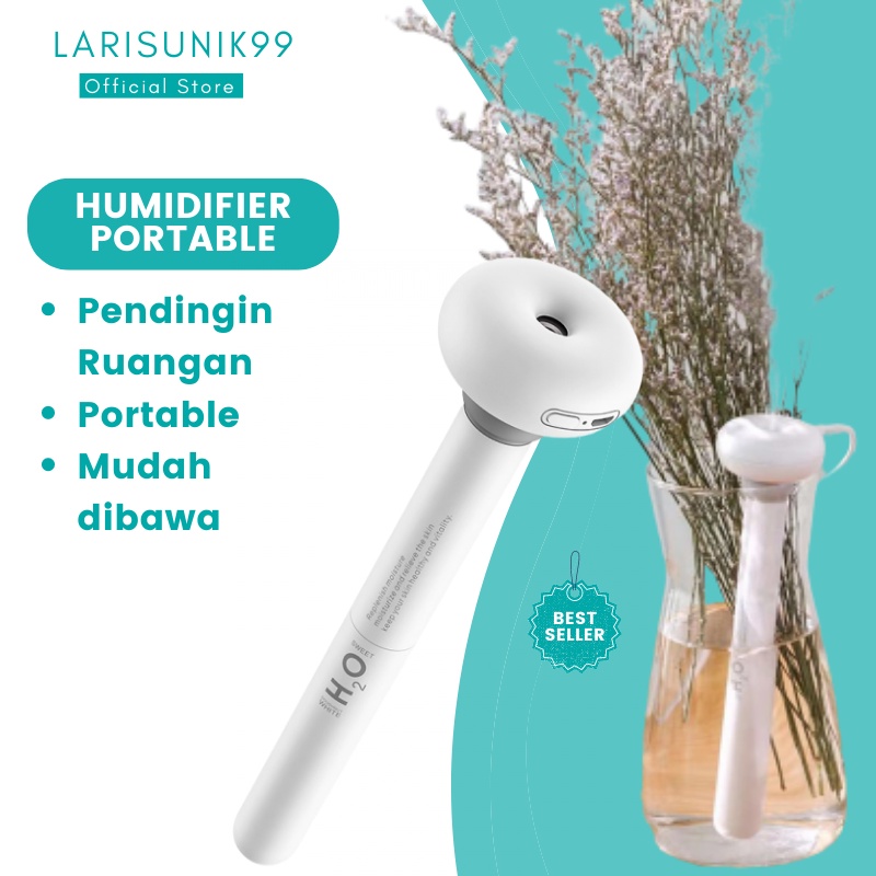 Humidifier Portable Mini Pelembab Pendingin Ruangan Model Donat Panjang Bisa Diatur Semua Wadah