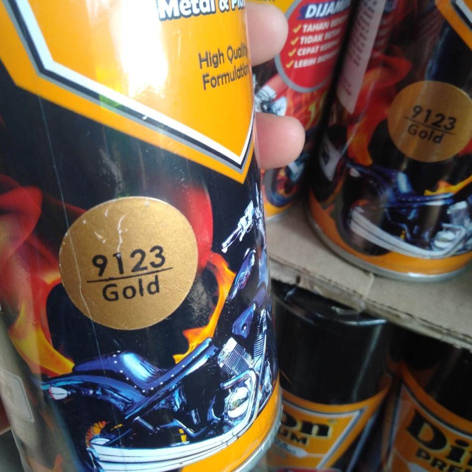 Fast Delivery Pilok Pilox Ditom Premium gold 9123 400cc Gold Emas Velg RCB cat semprot diton premium
