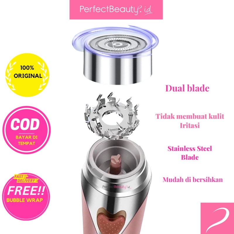 Mini Lady Shaver Alat Pencukur Bulu Tanpa Sakit