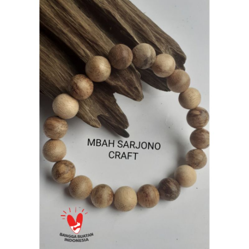 Gelang Gaharu Malinau Kalimantan Aquilaria Malaccensis Super Full Ulir 10mm Standart Export/Agarwood