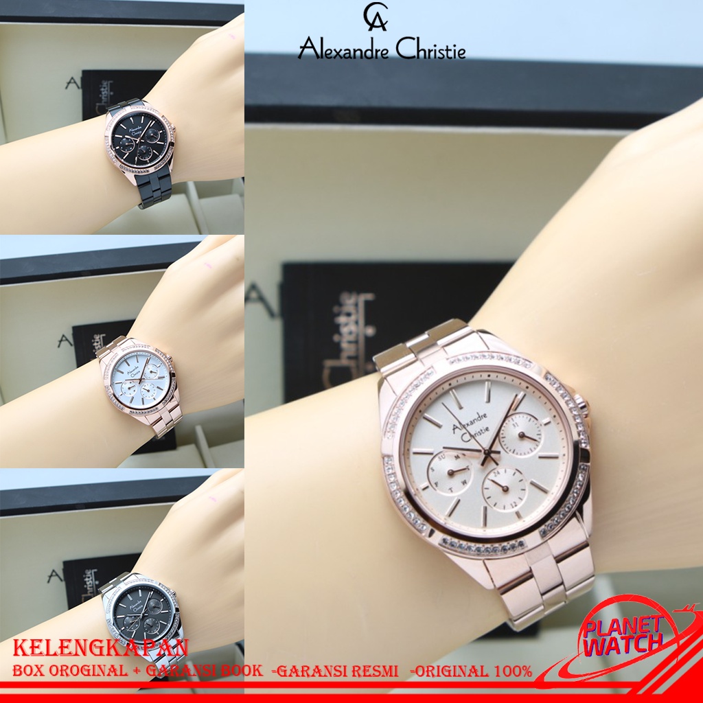 ALEXANDER CHRISTIE WANITA ORIGINAL JAM TANGAN WANITA ALEXANDRE CHRISTIE JAM ALEXANDER CRISTIE AC 294