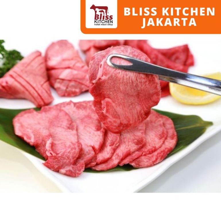 

[BAYAR DITEMPAT] Australian Ox Tongue Sliced / Lidah Sapi Iris / Gyutan 250gr