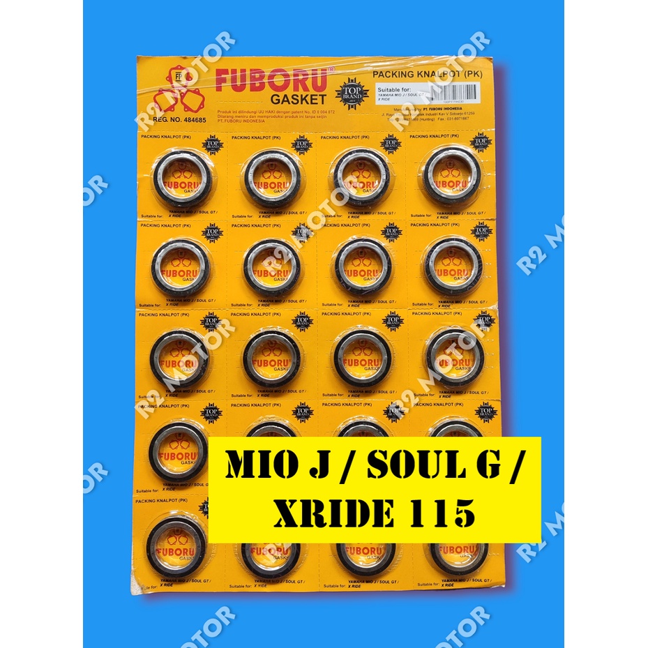 GASKET PAKING PACKING RING KNALPOT MIO J SOUL GT XRIDE X RIDE 115 FUBORU