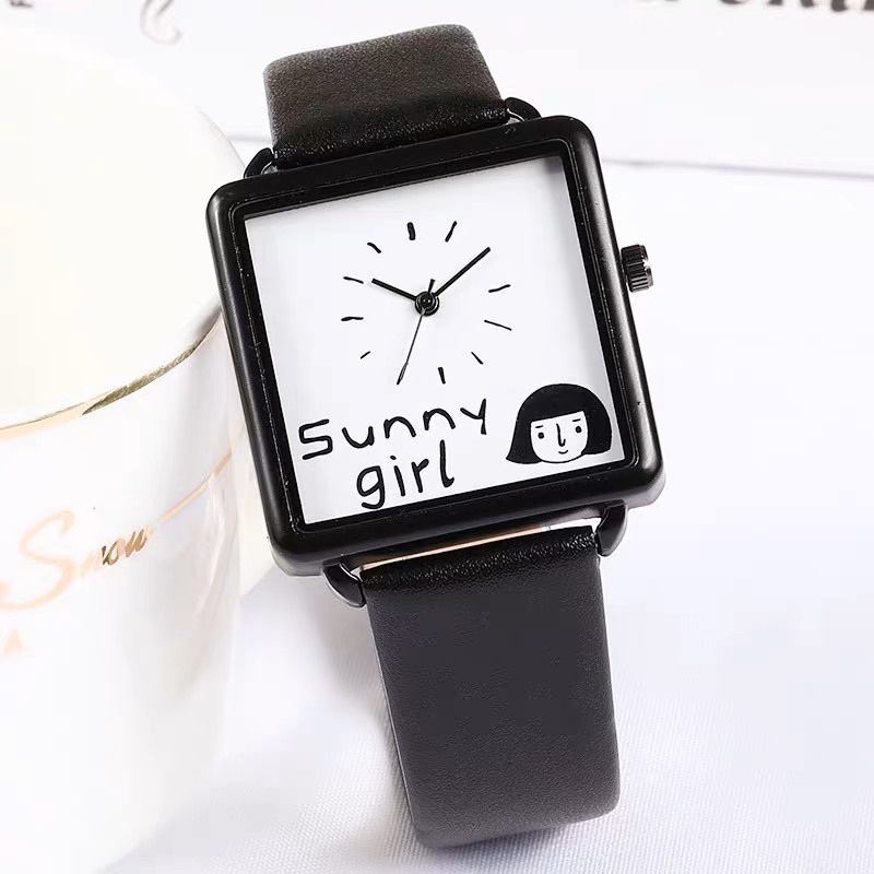 KOOLEY Jam tangan kotak New Fashion Sports Watch Trend Simple Quartz Square Silicone Waterproof Unisex Watch