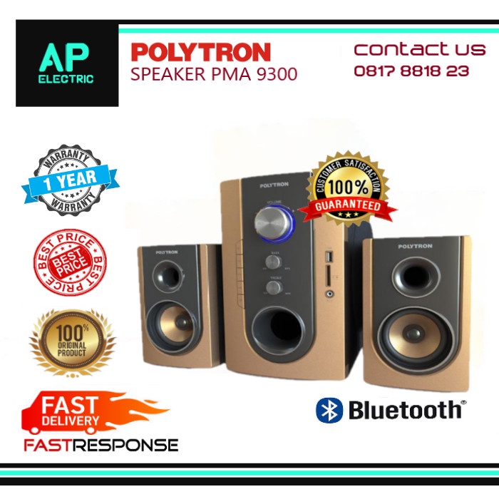 (COD) Speaker Aktif Multimedia POLYTRON PMA 9300 Bluetooth