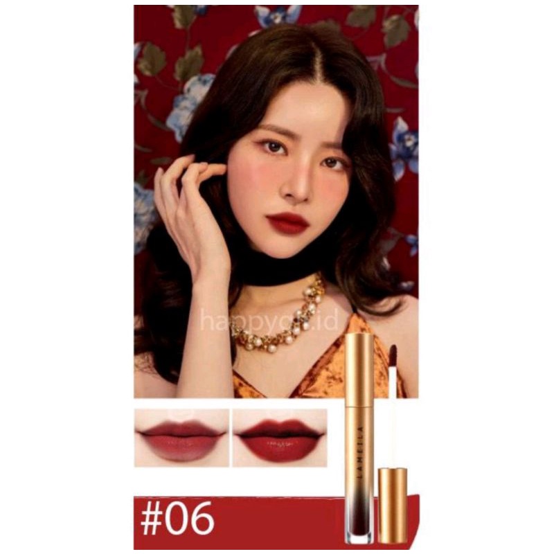 LAMEILA 1021 Lip Glaze lipstik pelembab bibir tahan lama berkualitas