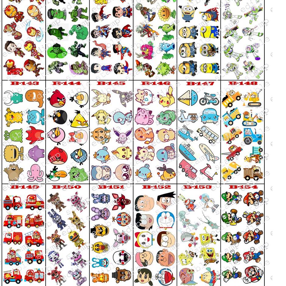 

⚡GROSIR⚡ Edible Stamp Stiker Makanan Edible Stiker Edible Image Edible Print Sticker Makanan B137 - B154