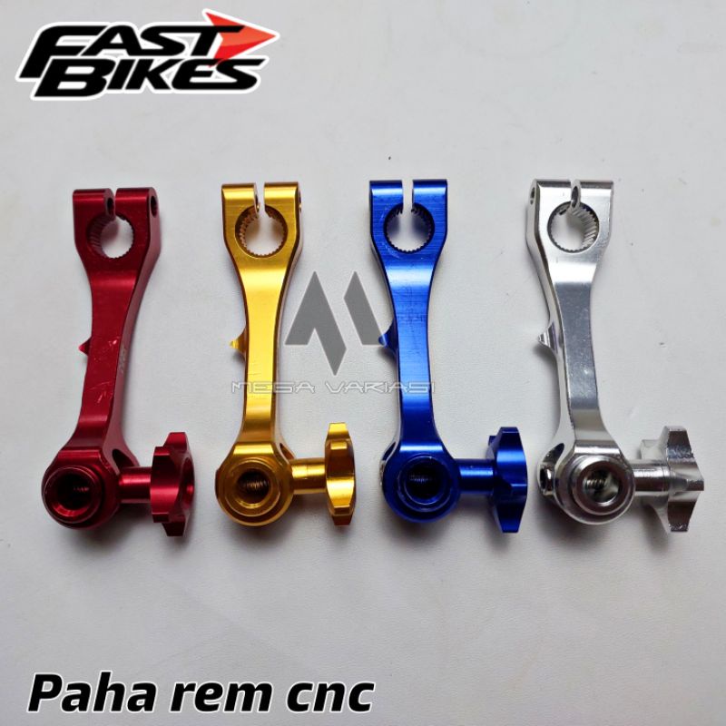 PAHA REM BELAKANG FULL CNC TUAS REM BELAKANG CNC UNIVERSAL MIO BEAT SCOOPY GENIO GEAR125 VARIO DLL