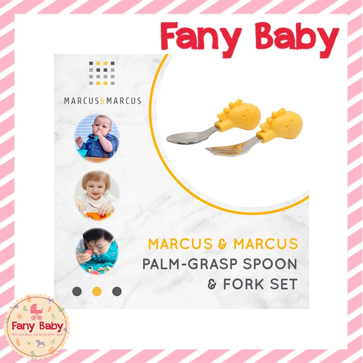 MARCUS &amp; MARCUS PALM GRASP SPOON &amp; FORK SET