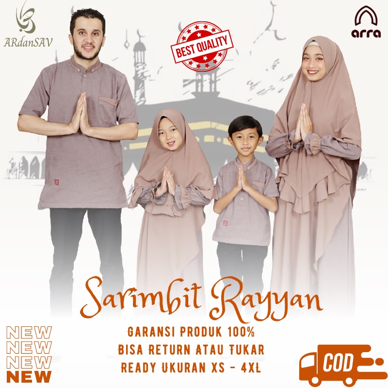 Sarimbit 2024 Terbaru Gamis Couple Pasangan Baju Couple Keluarga Gamis Jumbo ld120 ld 130 Lebaran 20