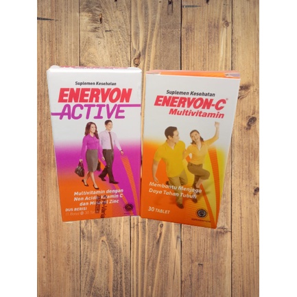 ENERVON C BOTOL 30'S // ENERVON C ACTIVE BOTOL 30'S