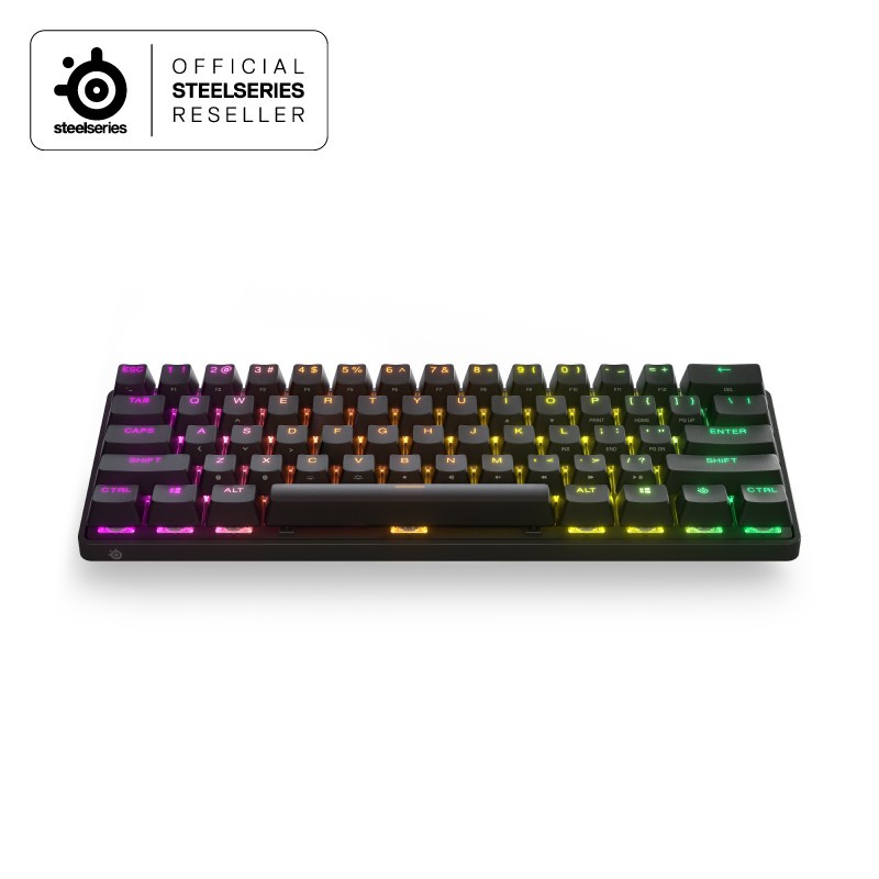 Steelseries Apex Pro Mini 60% Wireless • Keyboard Gaming OmniPoint 2.0 - Garansi Resmi 1 Tahun