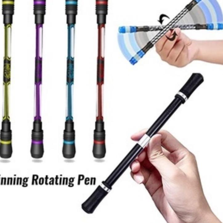 

Kirim Langsung Spinning Pen Anti Stress Pen Ajaib Putar Alat Tulis Magic***