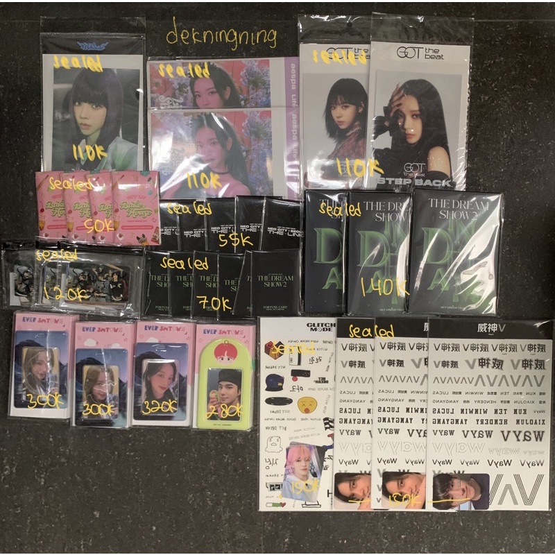 karina winter postcard hologram girls life too short step back postcard nct dream the dream show for