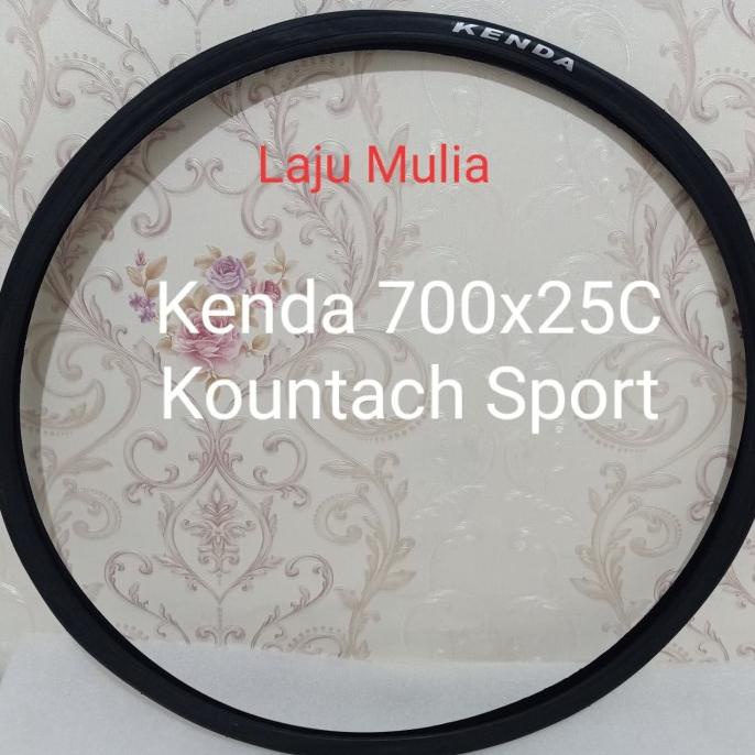 Ban Luar Kenda 700X25C Kountach Sport Black