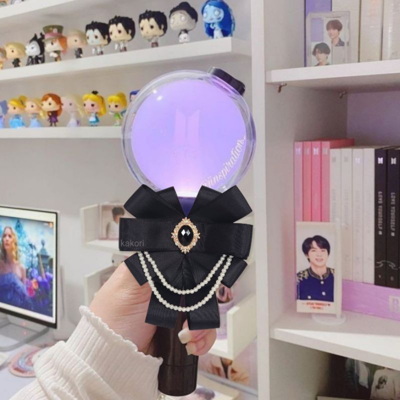 pita lightstick premium,ribbon lightstick,bts,blackpink, seventeen