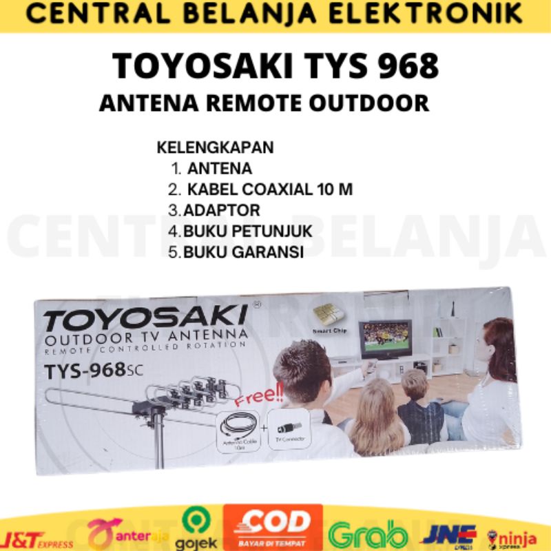 Antena remote tv digital Toyosaki TYS 968 / antena remote outdoor toyosaki TYS 968sc