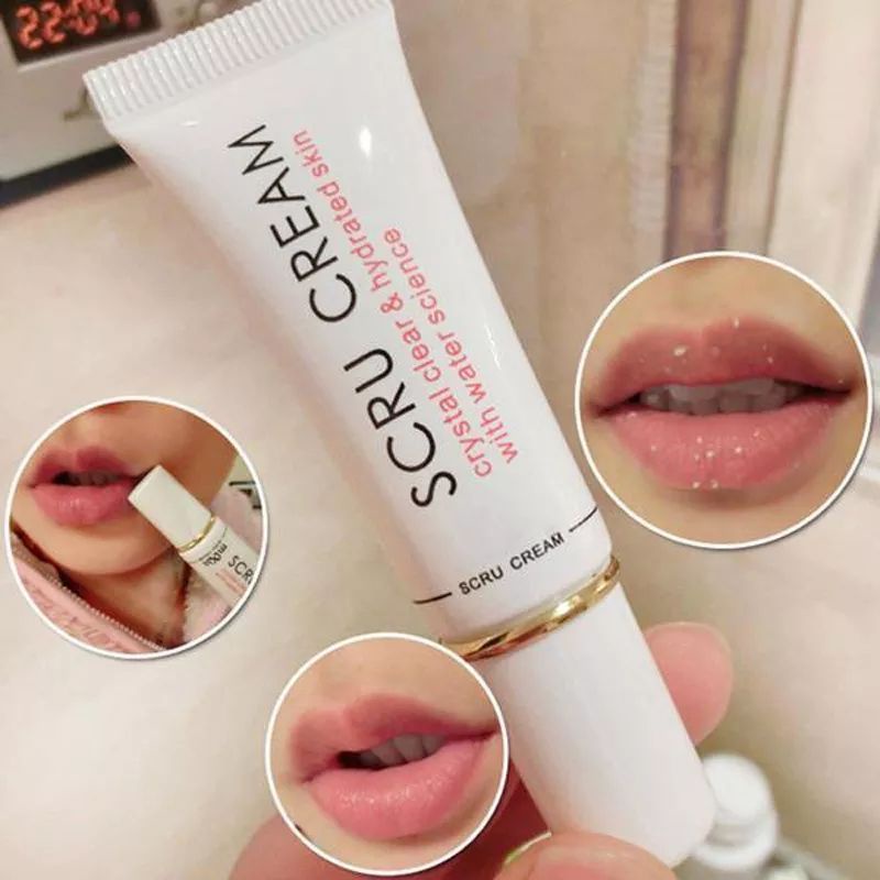 MIXIU SCRU CREAM SCRUB PENCERAH BIBIR HITAM