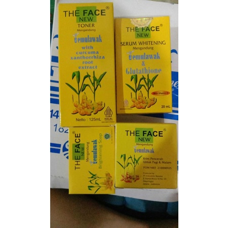 PAKET TEMULAWAK THE FACE BPOM 5 IN 1