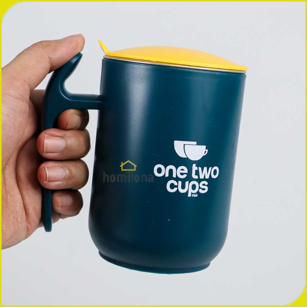 One Two Cups Gelas Kopi Stainless Steel Insulation Sealed Cup - FG9