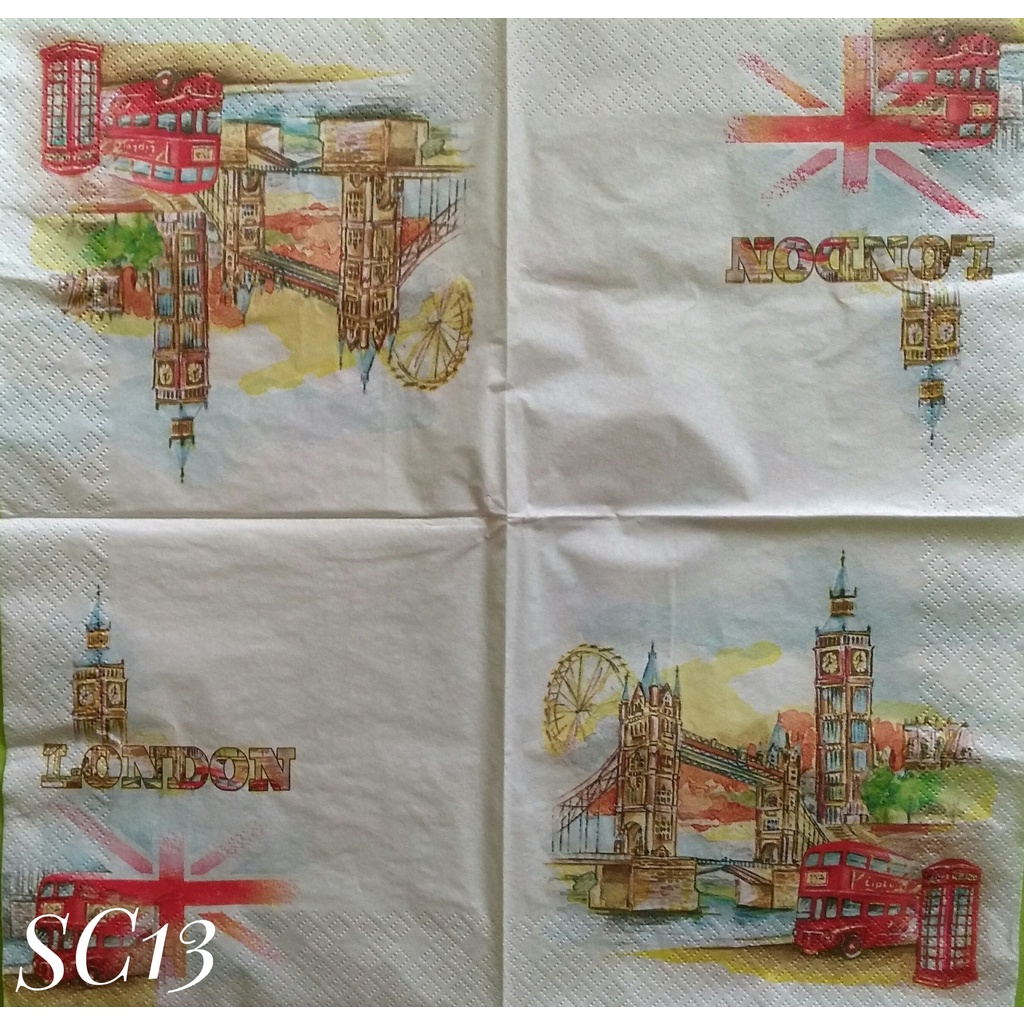 

Napkin Eropa Scene SC13 / Tissue Decoupage