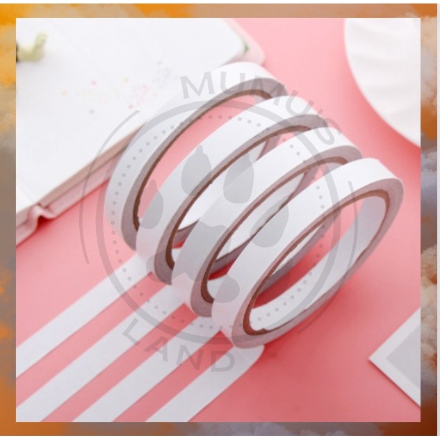 

Double Tape 0.8 / 1 / 1.2 Centimeter / Perekat 2 Sisi Kecil