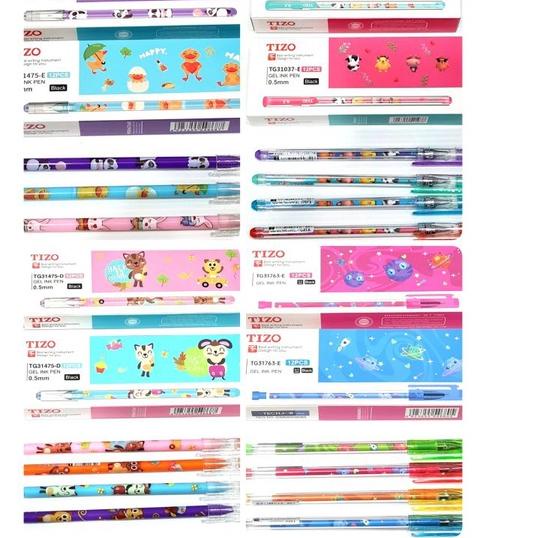 

Barang Terlaris Pulpen Gel Fancy TIZO 12 Pcs*