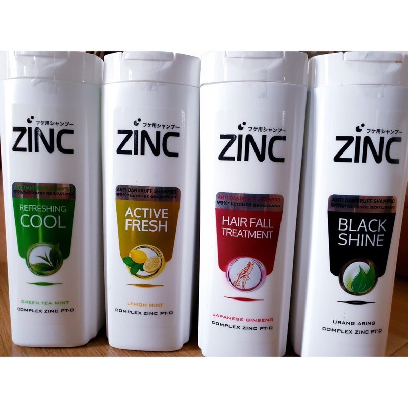 Shampoo Zinc - 70 ml / Shampoo Dewasa/ Sampo Zinc Botol / Zinc / Paket Hemat Sampo Botol