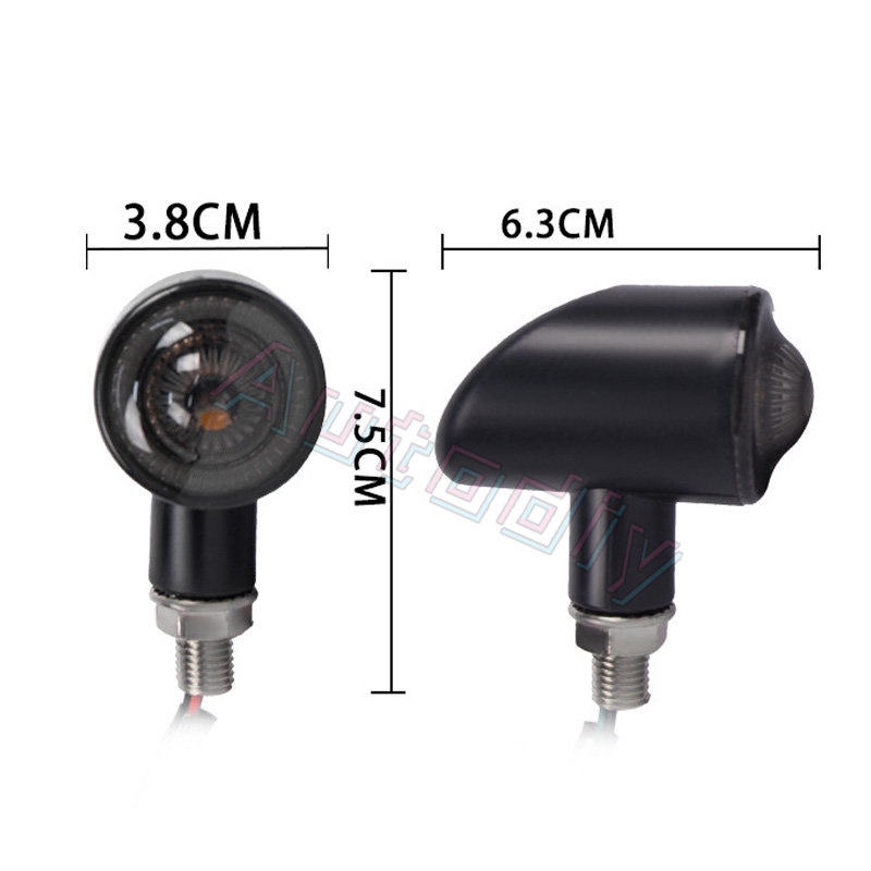 1pasang Lampu Sein Peluru Motor 1pasang Lampu Sein LED Motor Universal