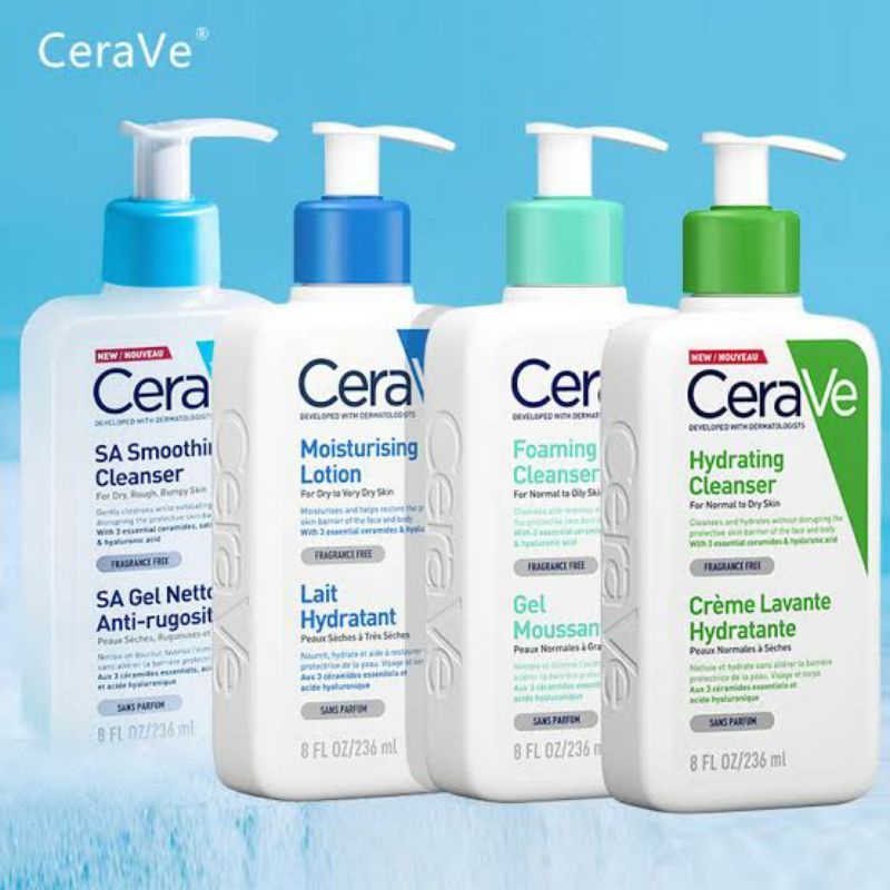 CeraVe Foaming Facial Cleanser/CeraVe Hydrating Cleanser /CeraVe