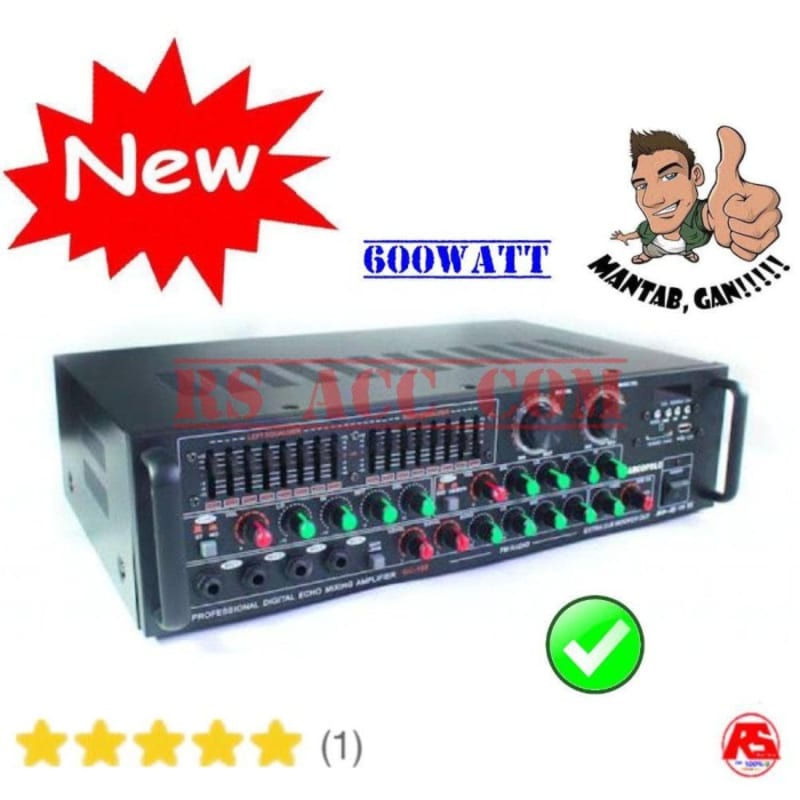 Power Amplifier speaker Karaoke Marcopolo MC158 600Watt