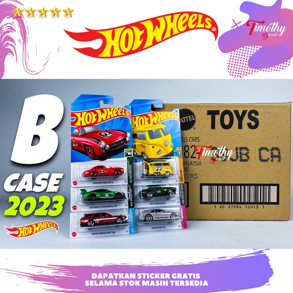 Hot Wheels Grosir Kartonan Dus Box Lote B 2023 Segel Ori Distributor