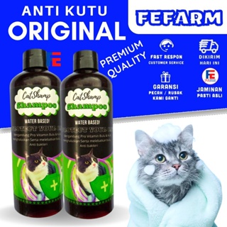 Image of Cat Shamp 250ML Shampoo Kucing Anjing Kelinci ANTI KUTU & JAMUR AMPUH TERLARIS FEFARM
