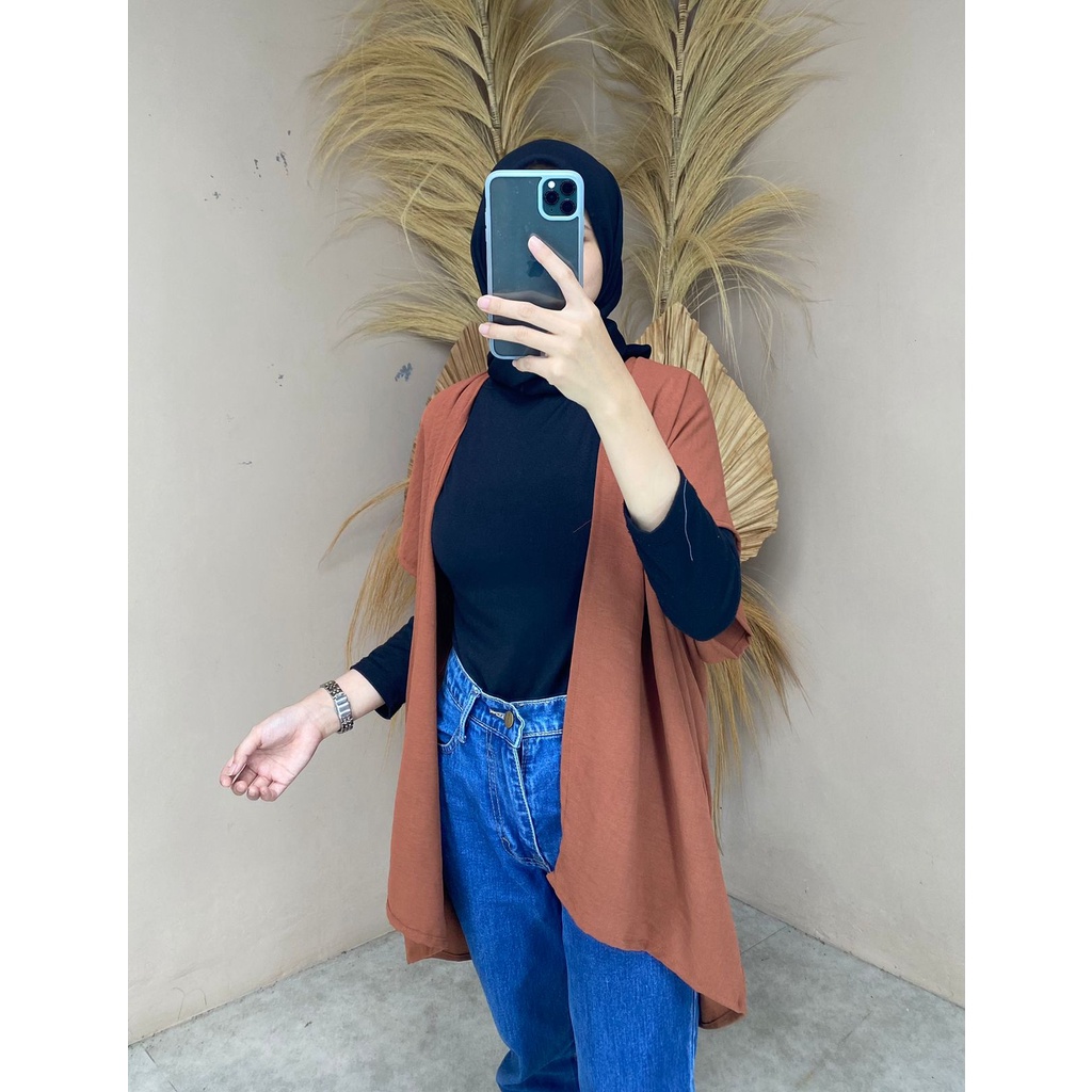 Outer Cringkle Airflow - Cardigan Polos Cey Airflow