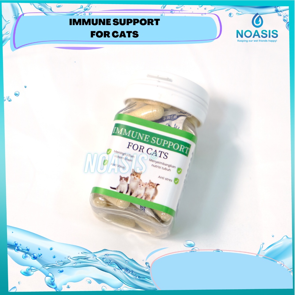 IMMUNE SUPPORT for cat 1 Kapsul Vitamin Kucing Meningkatkan Sistem Imun / imunitas Anti Virus